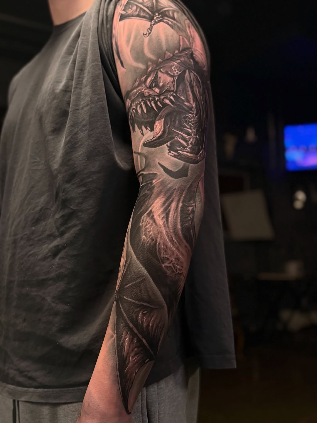 Tattoo by @mileshaysmith_ttt — realism, dark_realism