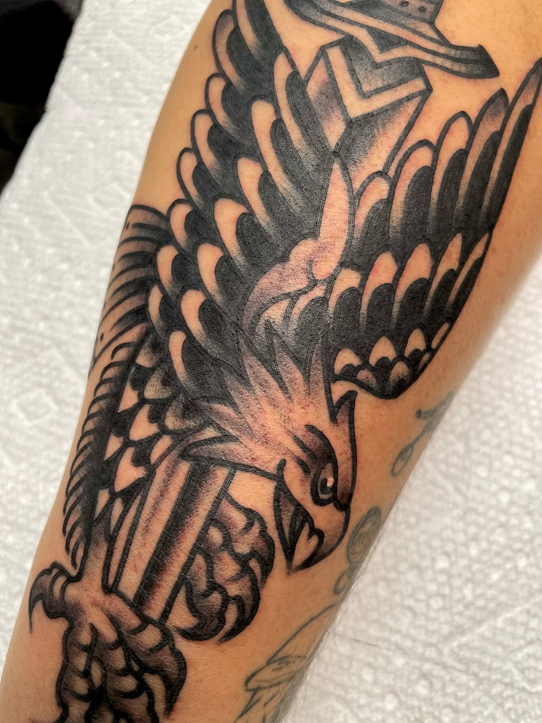 Tattoo by @chris.gasca — american_traditional, black_and_grey