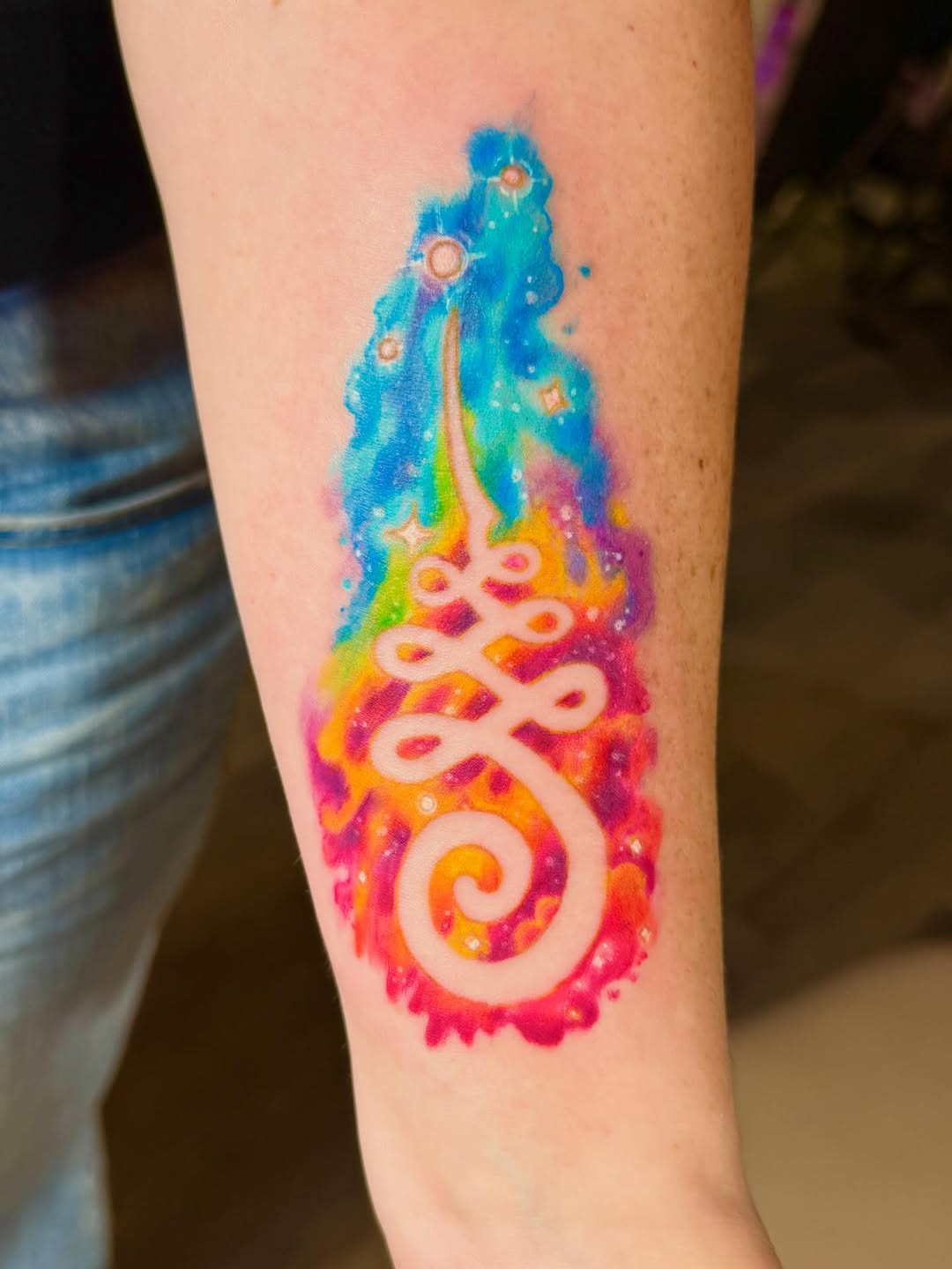 Tattoo by @deirdreaikin — watercolor, ornamental