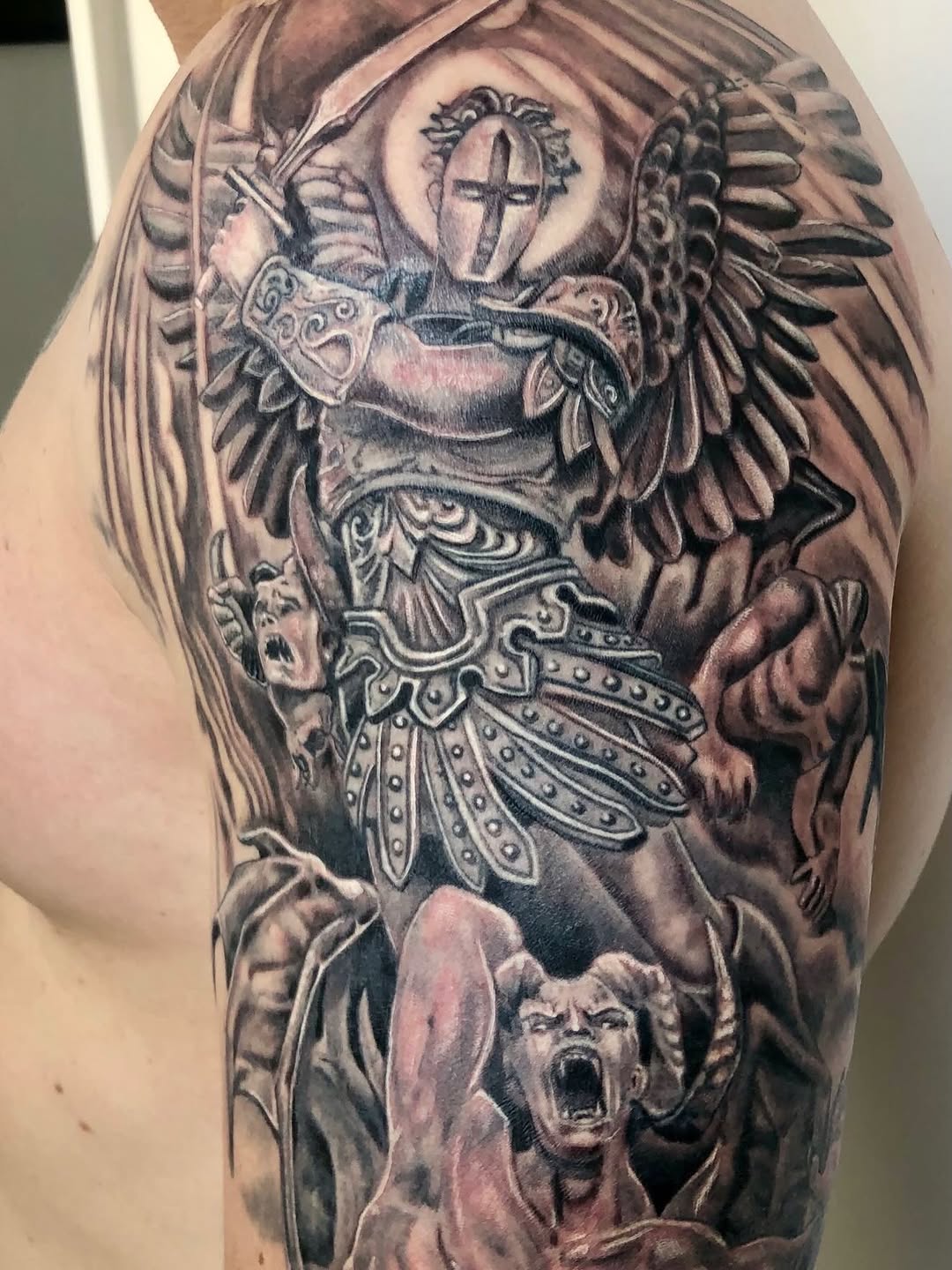 Tattoo by @deirdreaikin — realism, black_and_grey