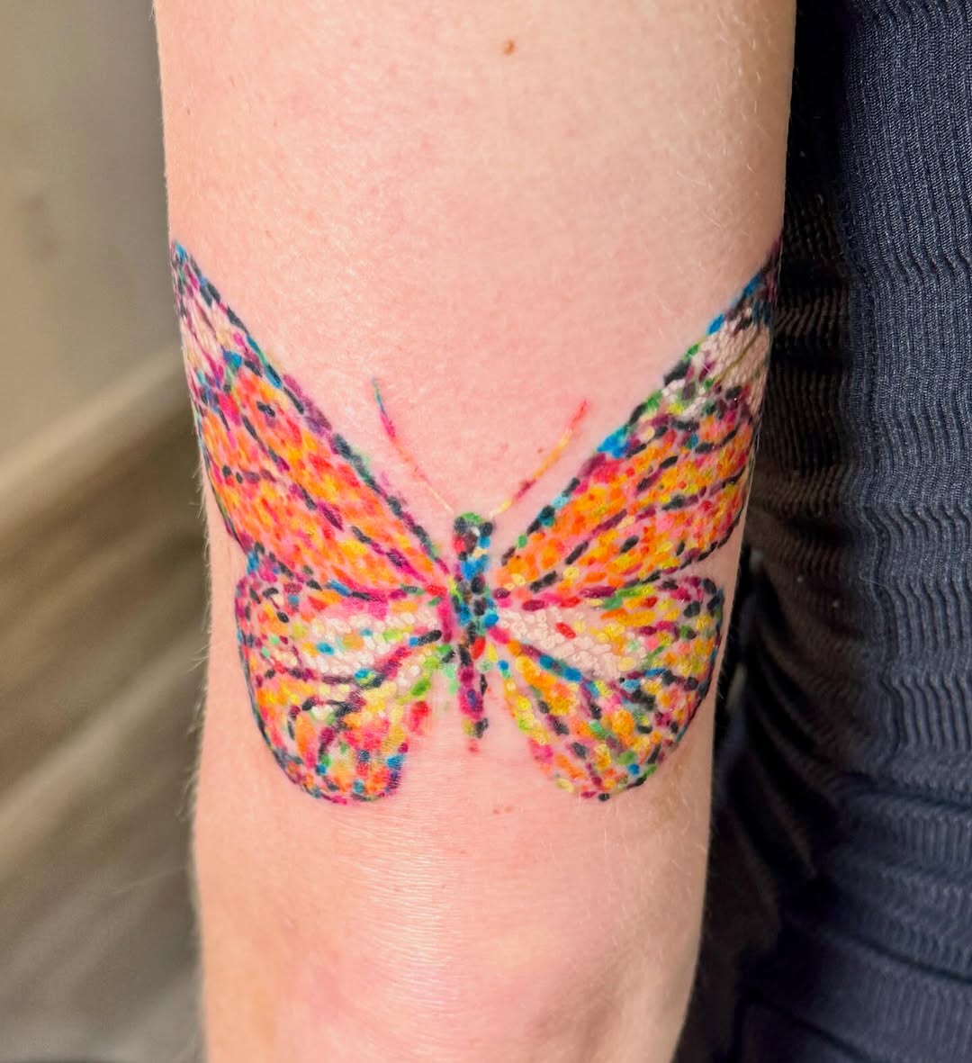 Tattoo by @deirdreaikin — dotwork, fine_line