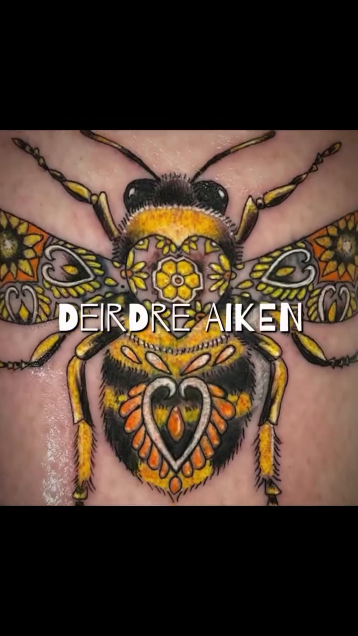 Tattoo by @deirdreaikin — blackwork, geometric