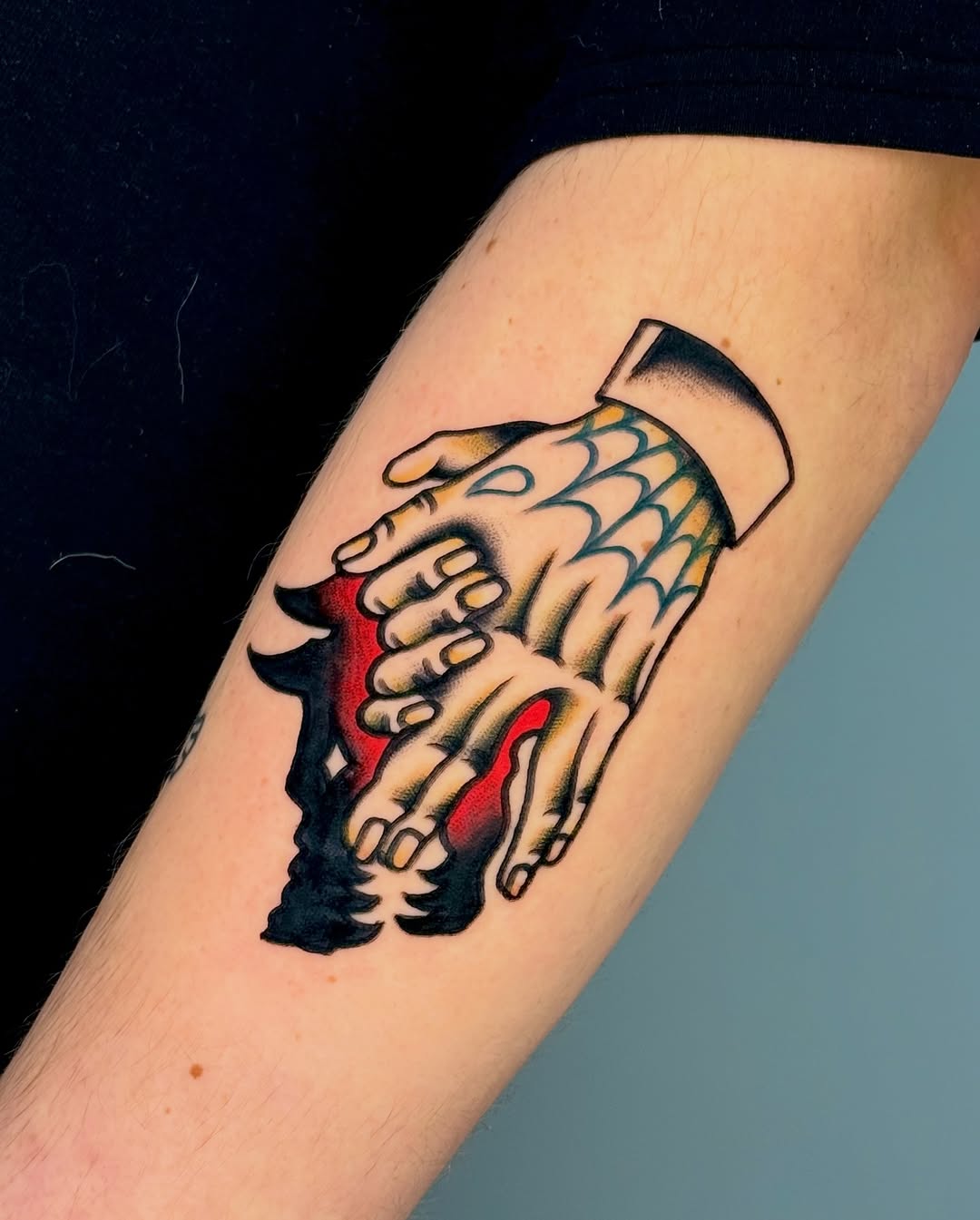 Tattoo by @sancho_ttt — american_traditional, illustrative