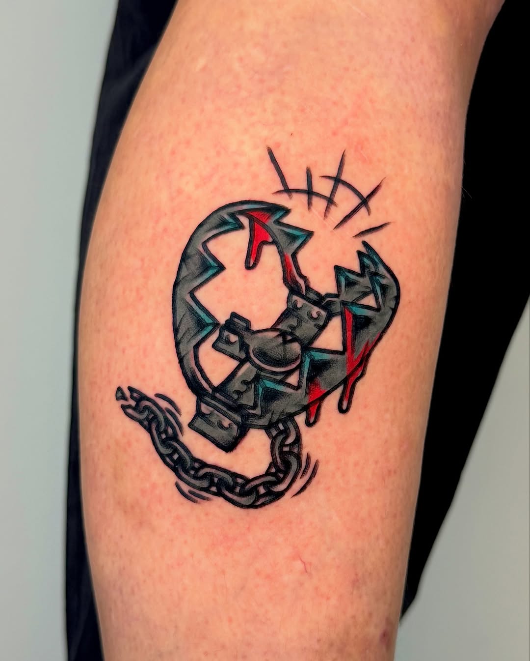 Tattoo by @sancho_ttt — illustrative, trash_polka