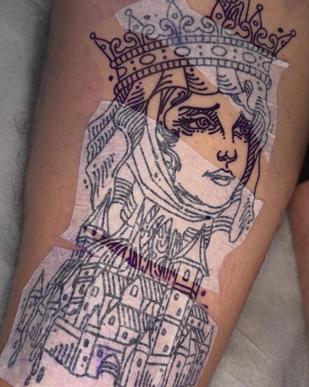 Tattoo by @jeremydrawsshit β blackwork