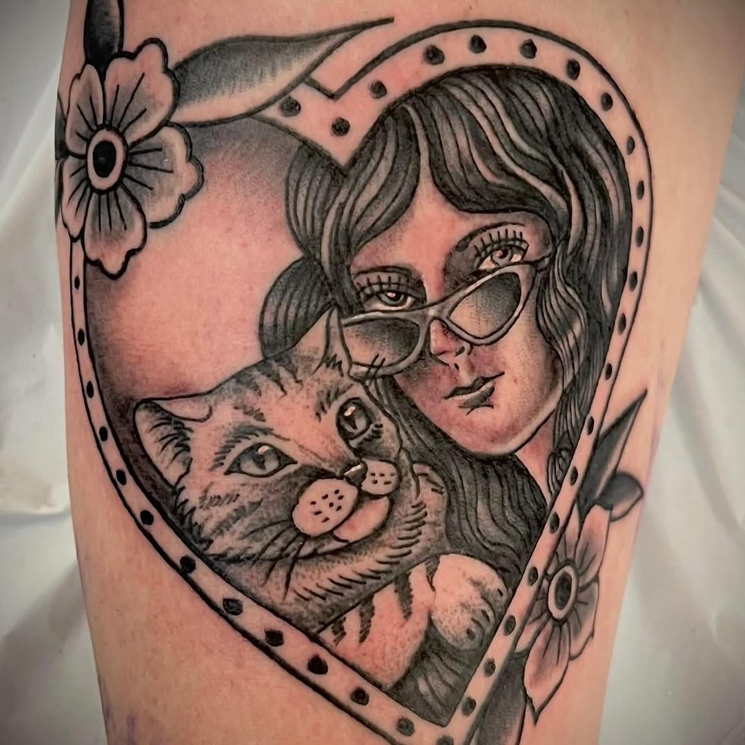 Tattoo by @jherrontattoo — american_traditional, black_and_grey