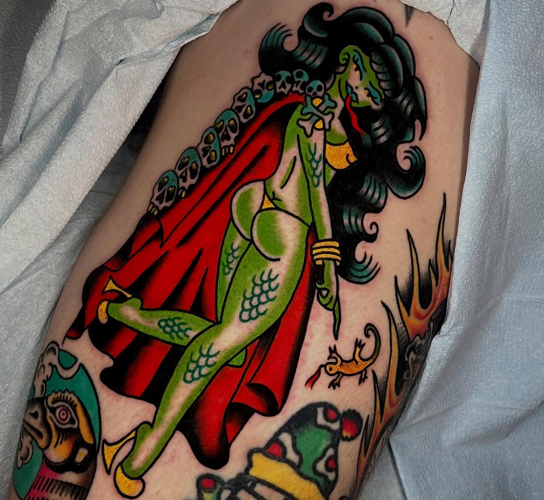 Tattoo by @victorialagano — american_traditional