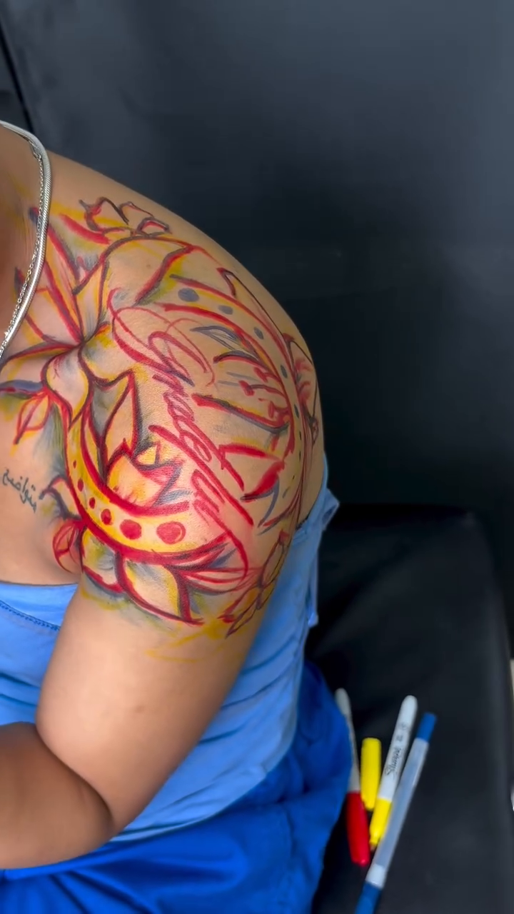 Tattoo by @dineroinks — geometric