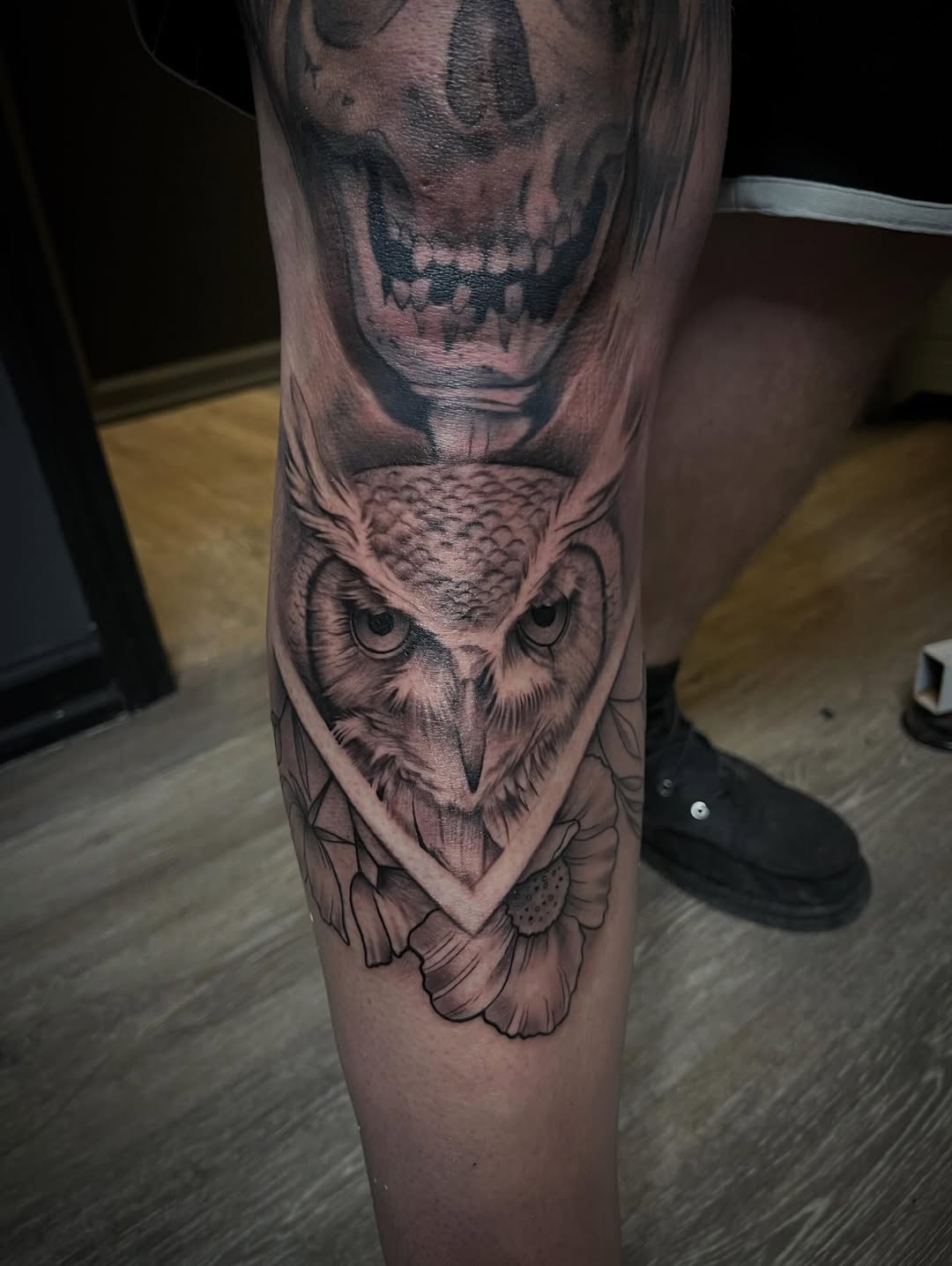 Tattoo by @dtat2christ — realism, black_and_grey