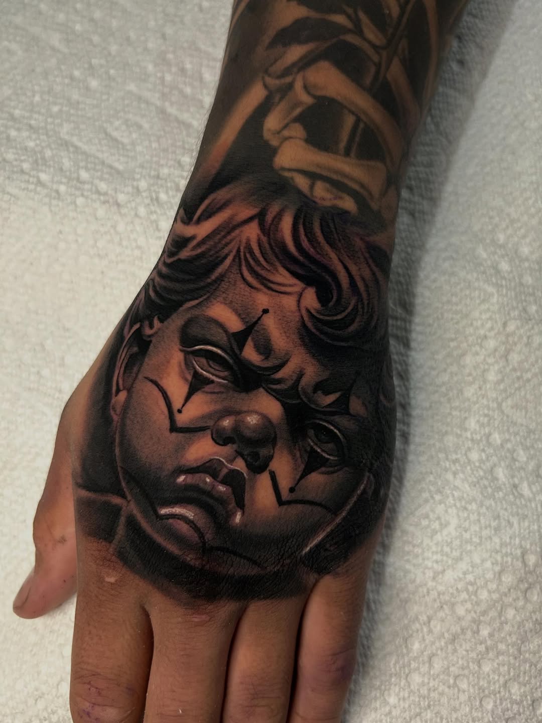 Tattoo by @tattoo_isaac562 โ black_and_grey, realism