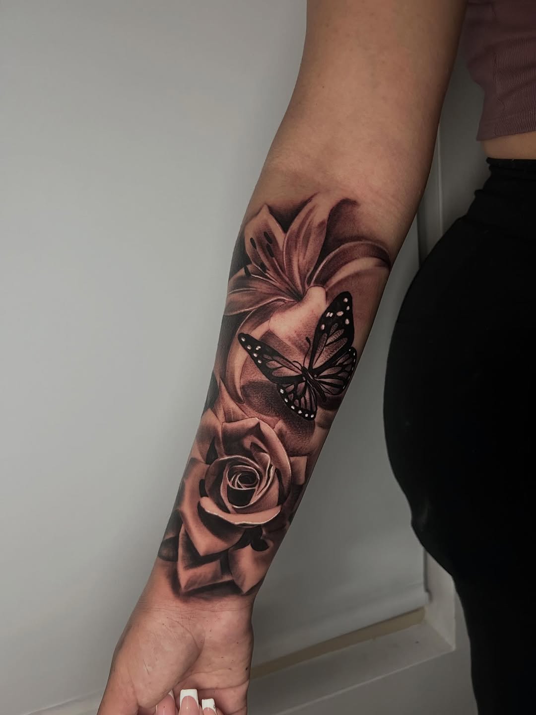 Tattoo by @tattoo_isaac562 โ realism, black_and_grey