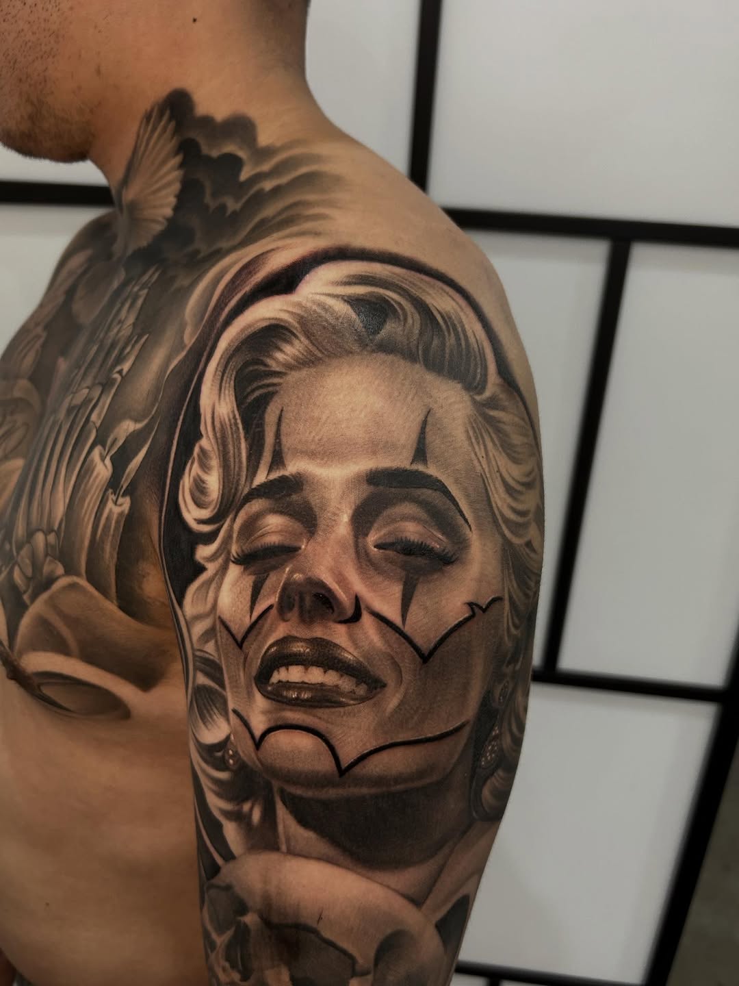Tattoo by @tattoo_isaac562 โ black_and_grey, realism