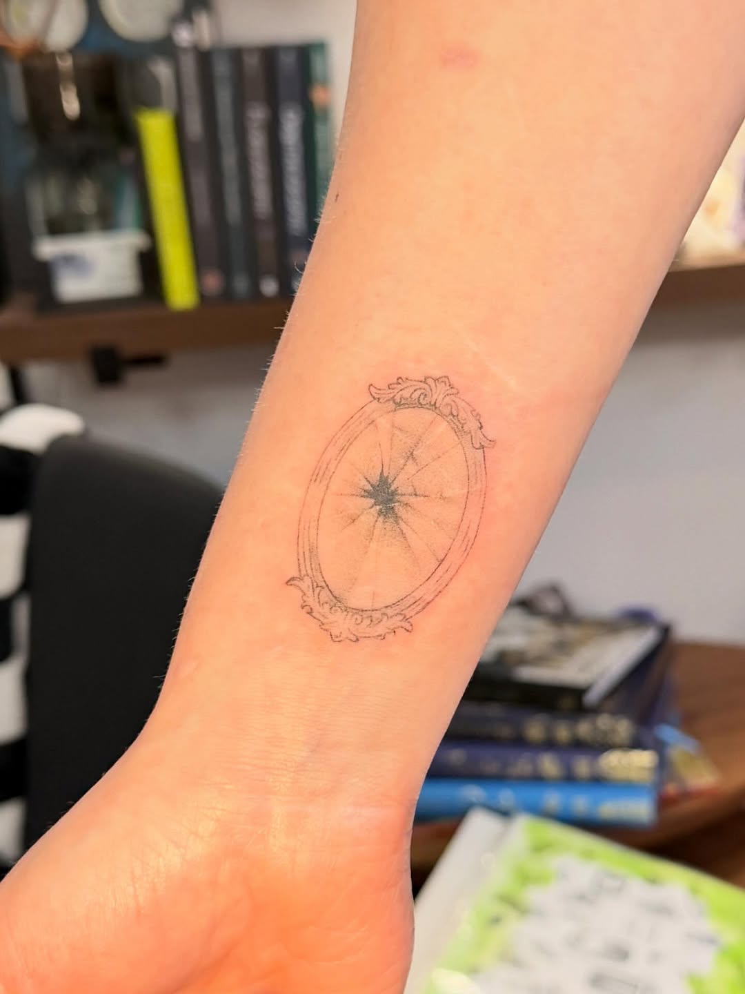 Tattoo by @artfully.adria — fine_line, black_and_grey