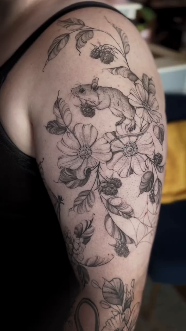 Tattoo by @nadias.tattoos — fine_line, realism