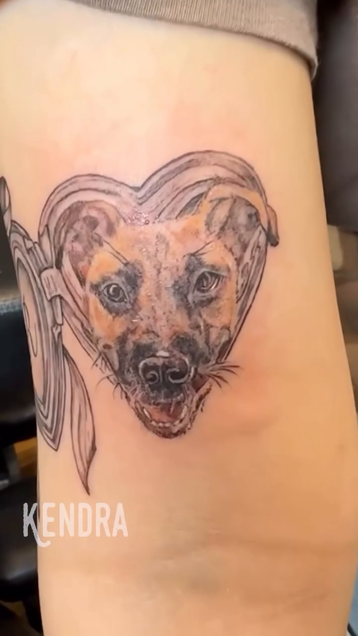 Tattoo by @kendraedgellart — realism, black_and_grey