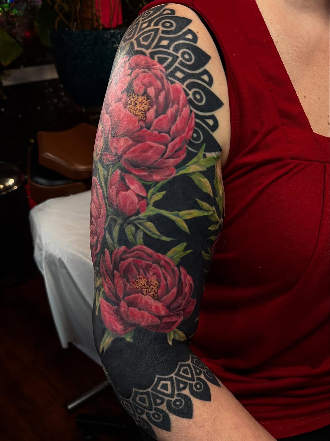 Tattoo by @rowanrhystattoo — realism, blackwork