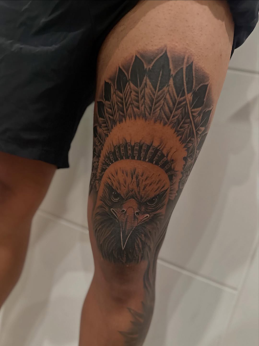 Tattoo by @tattoobree_ — realism, black_and_grey