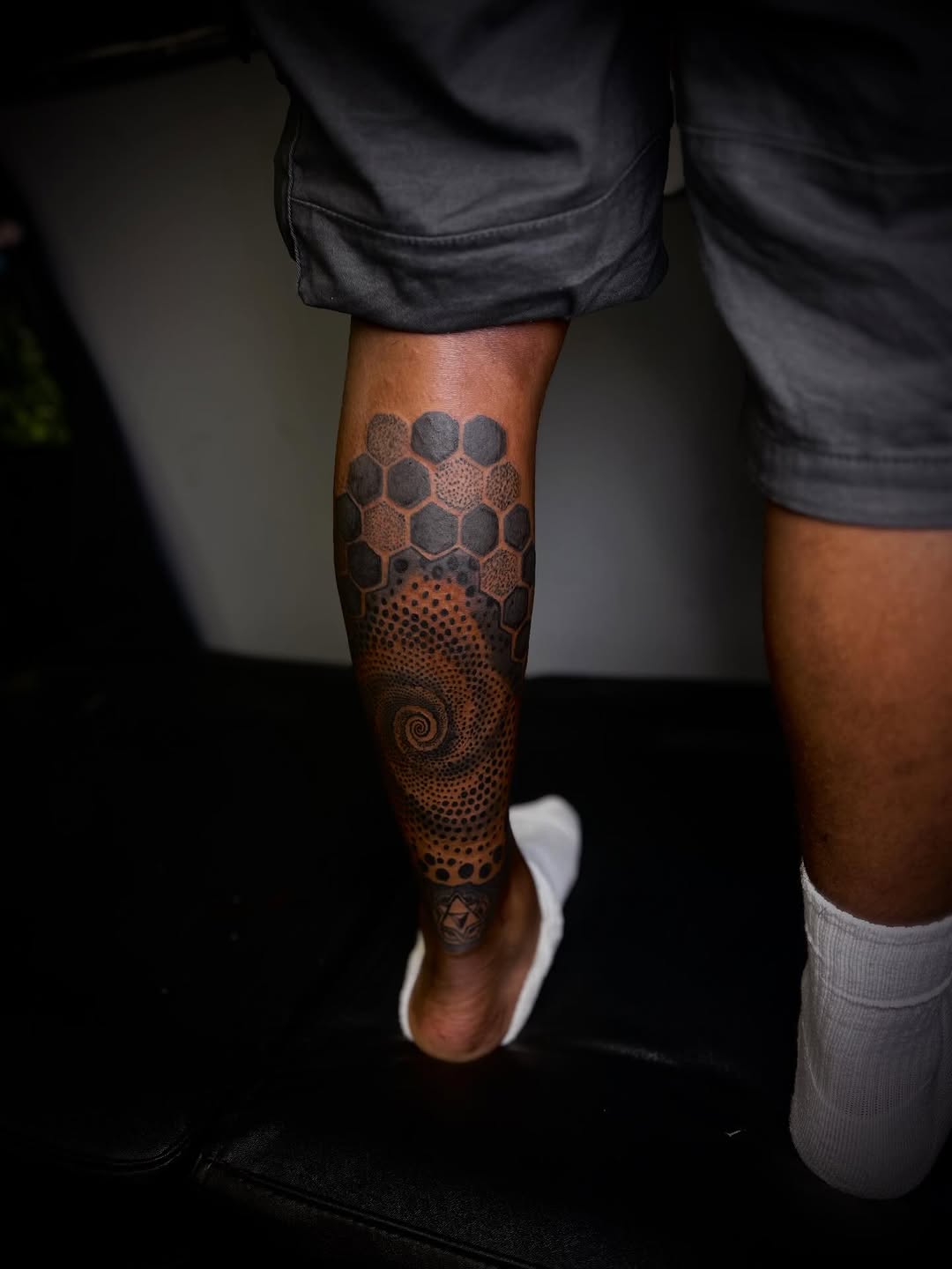 Tattoo by @inkgawd — geometric, dotwork