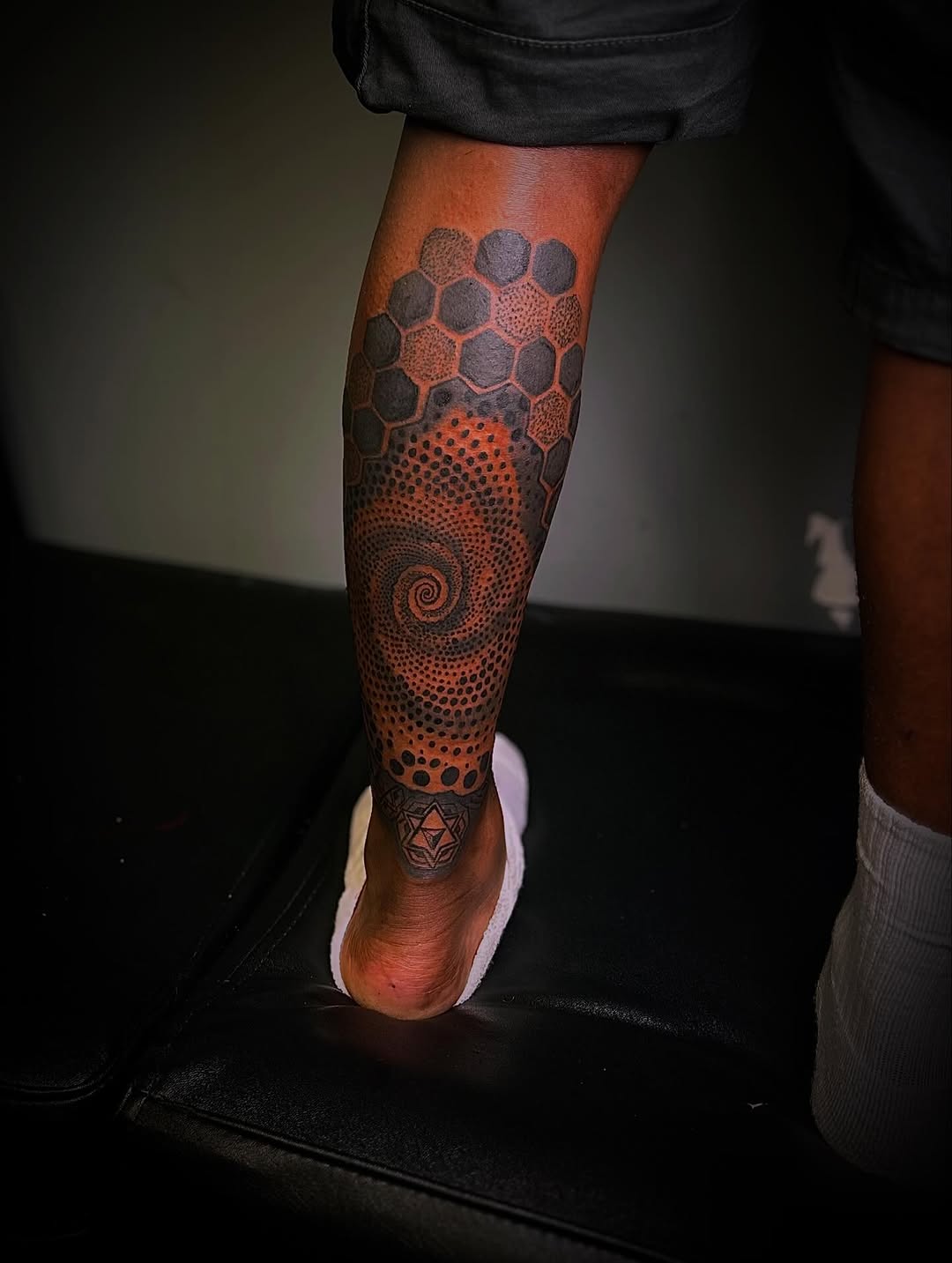 Tattoo by @inkgawd — geometric, dotwork