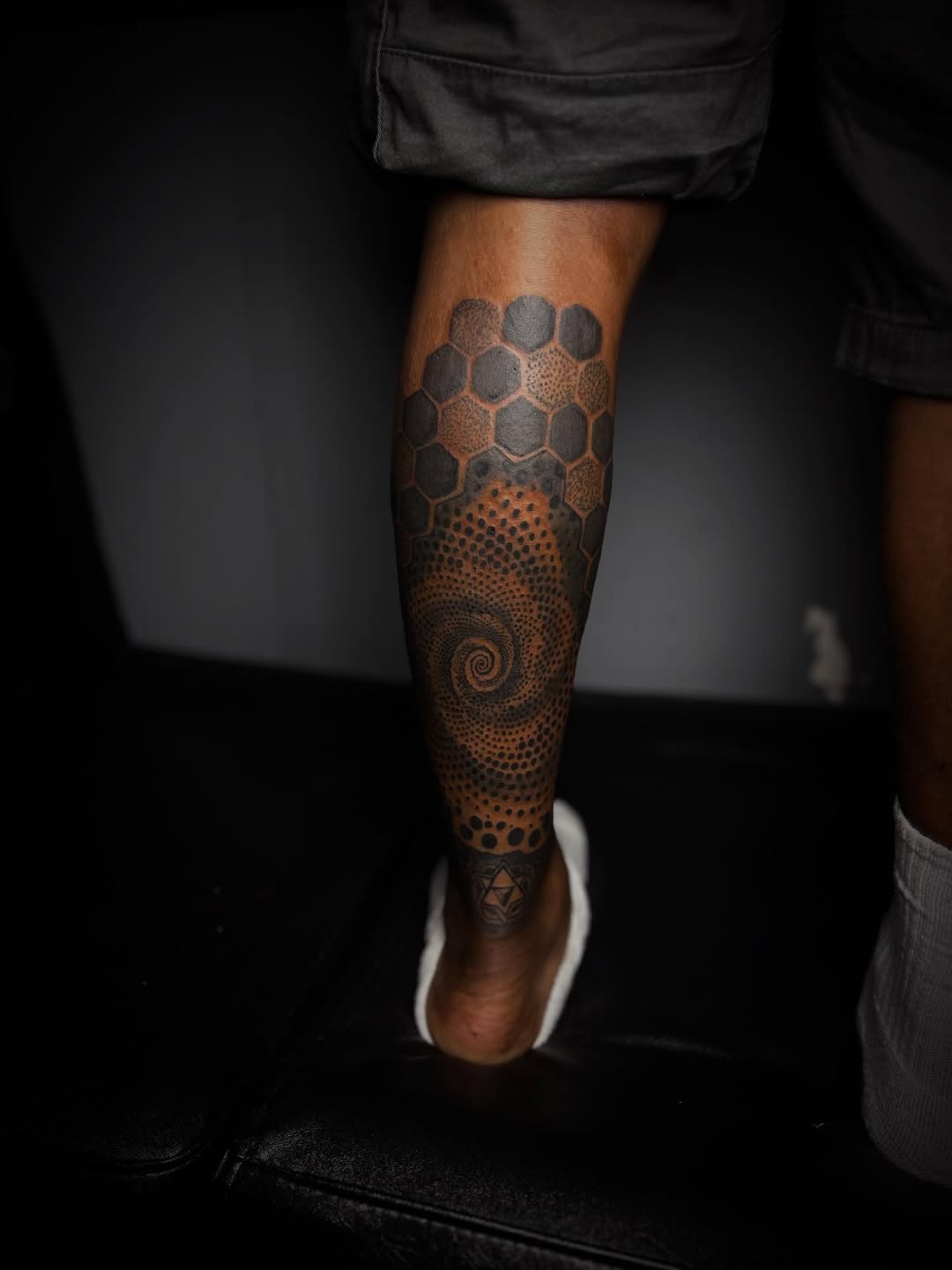 Tattoo by @inkgawd — geometric, dotwork