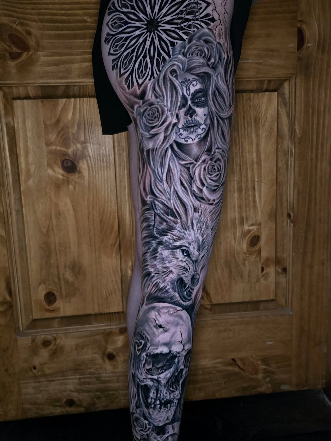 Tattoo by @jackart13 — black_and_grey, realism