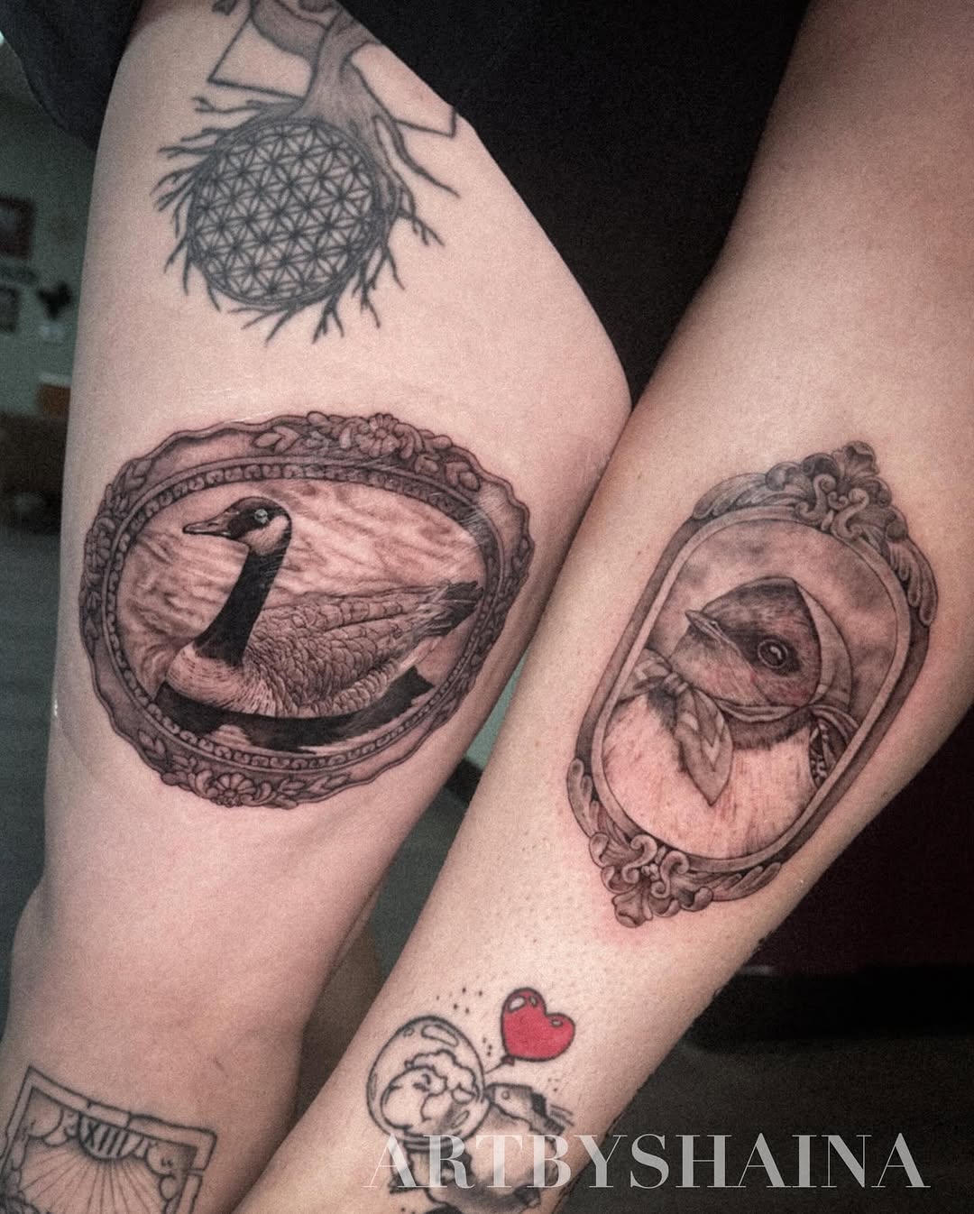 Tattoo by @artbyshaina — realism, black_and_grey