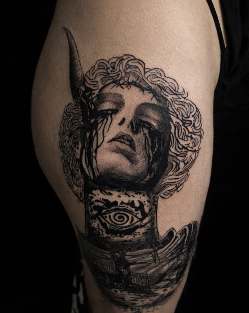 Tattoo by @konorvalentine — dark_realism