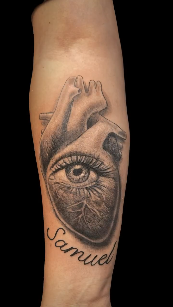Tattoo by @jamboots — realism, black_and_grey