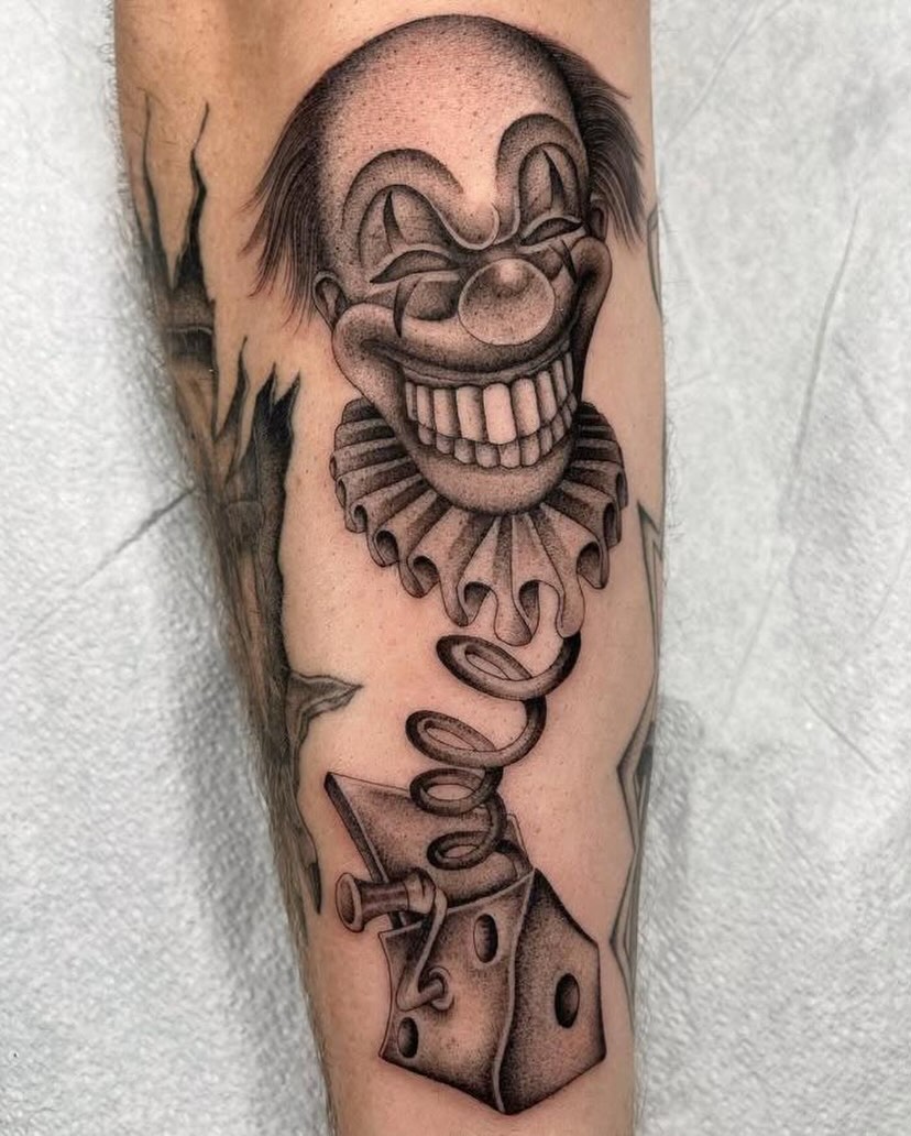 Tattoo by @tiyannagarlic — black_and_grey, realism