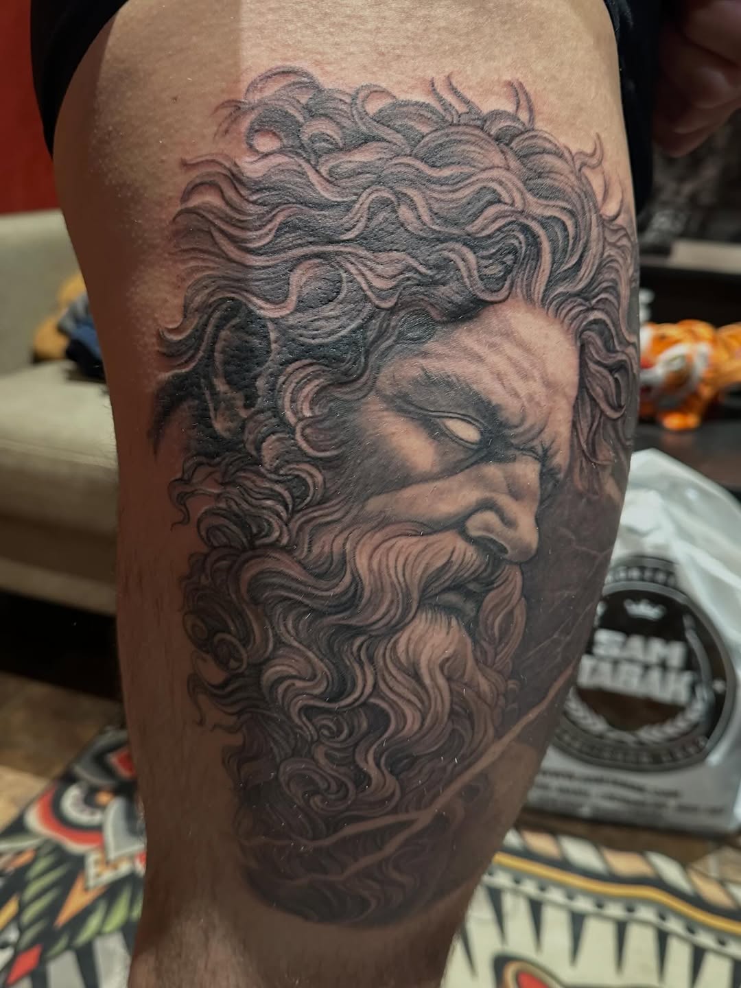 Tattoo by @baomtl — realism, black_and_grey