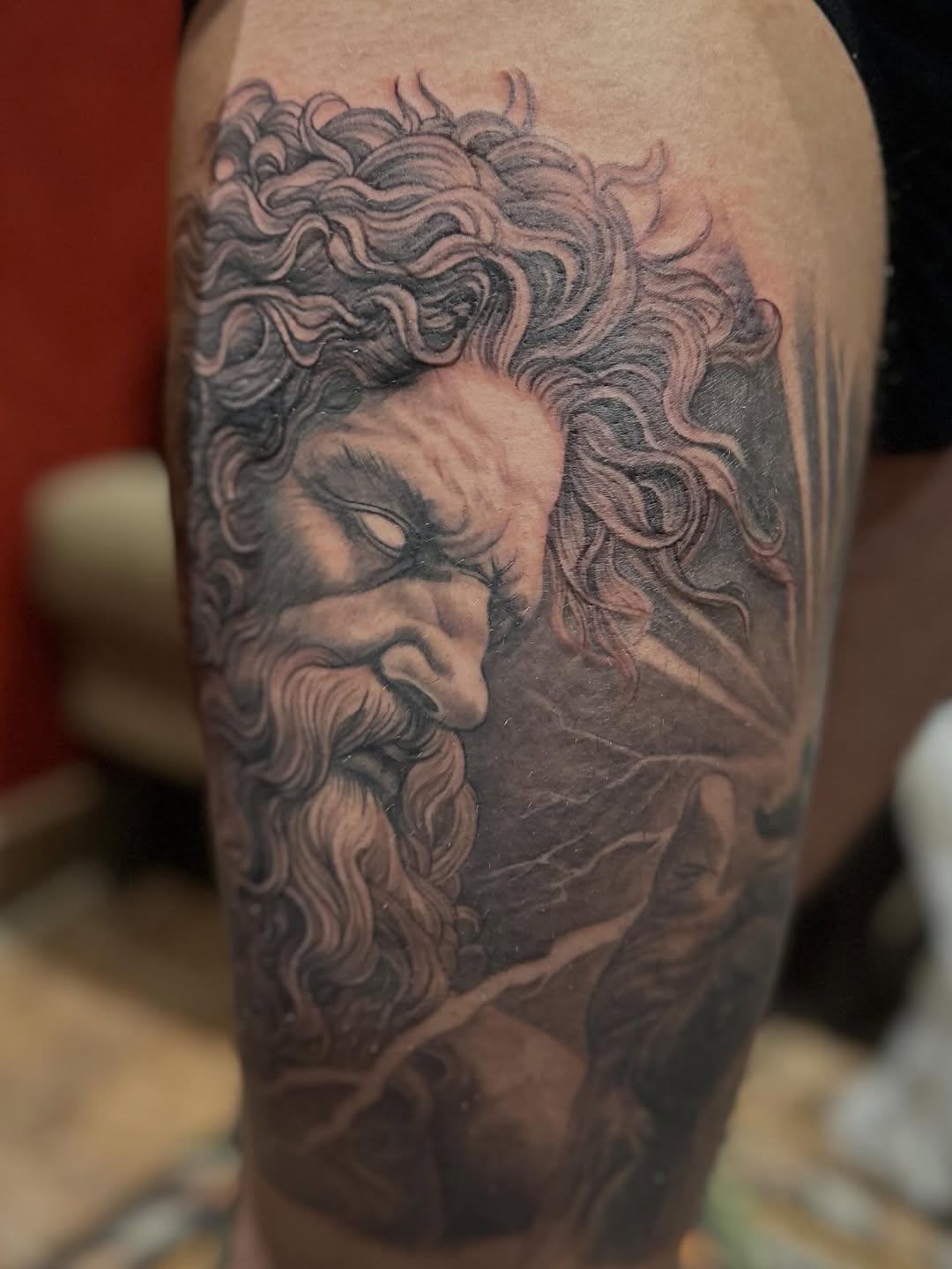 Tattoo by @baomtl — realism, black_and_grey