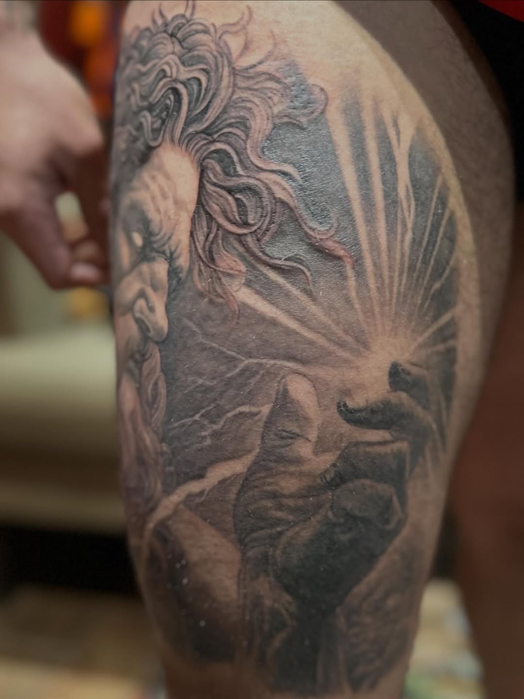 Tattoo by @baomtl — realism, black_and_grey