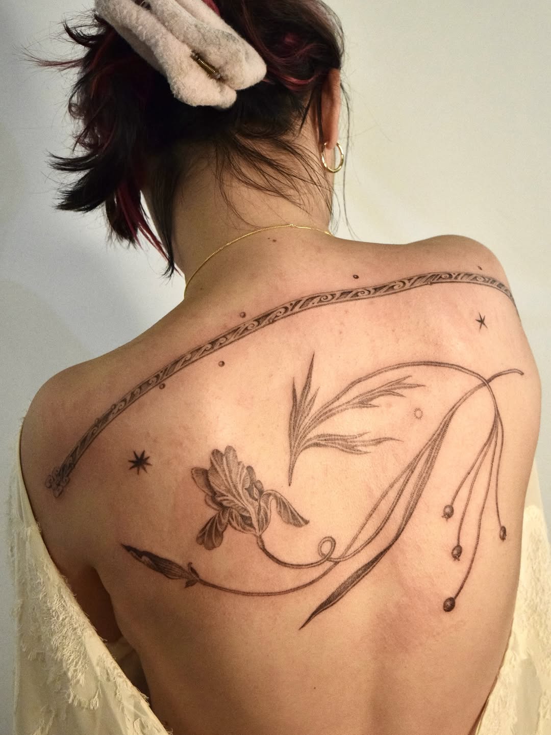 Tattoo by @oh_stella_oh — illustrative, fine_line