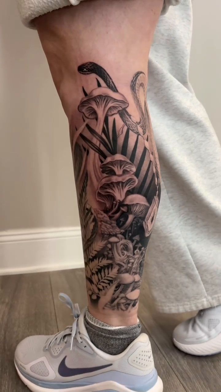 Tattoo by @emlectric_ — dark_realism, black_and_grey