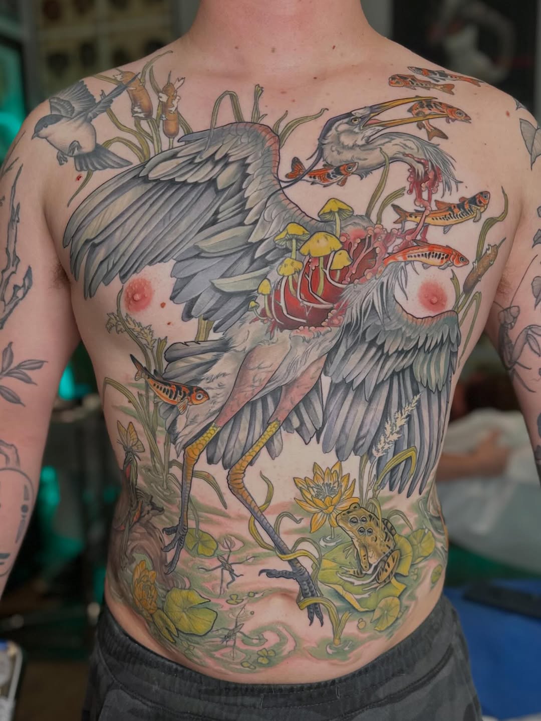 Tattoo by @creature_tattooer — illustrative, realism