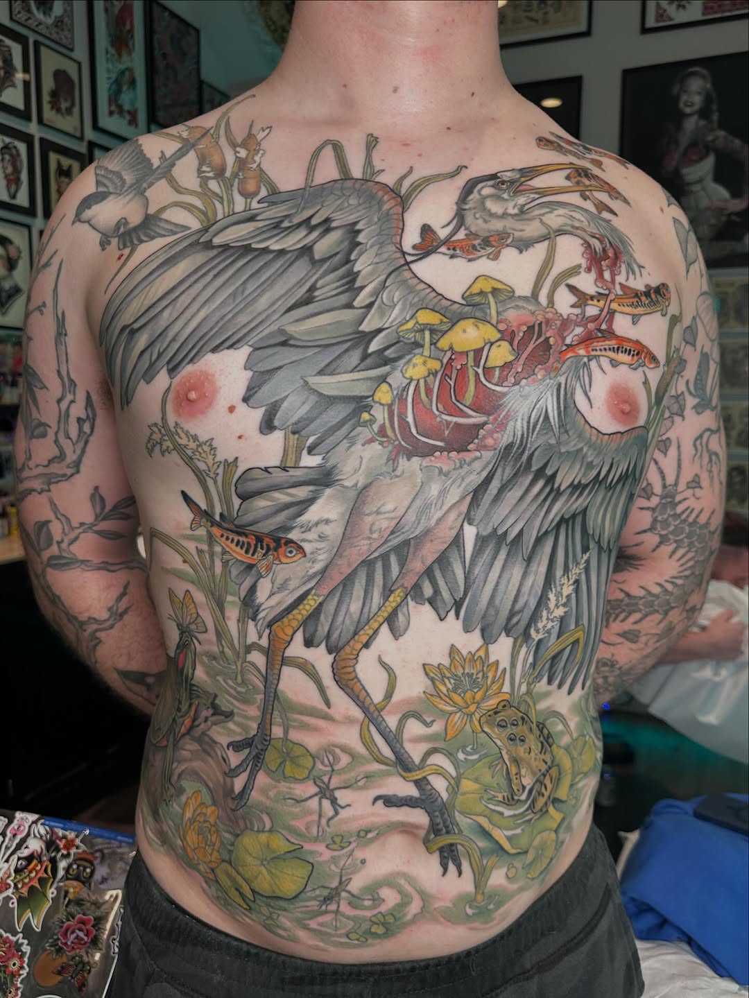 Tattoo by @creature_tattooer — illustrative, realism