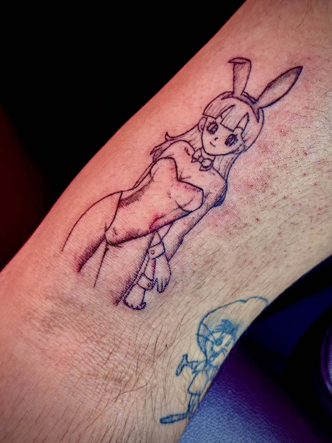 Tattoo by @theeartess — anime