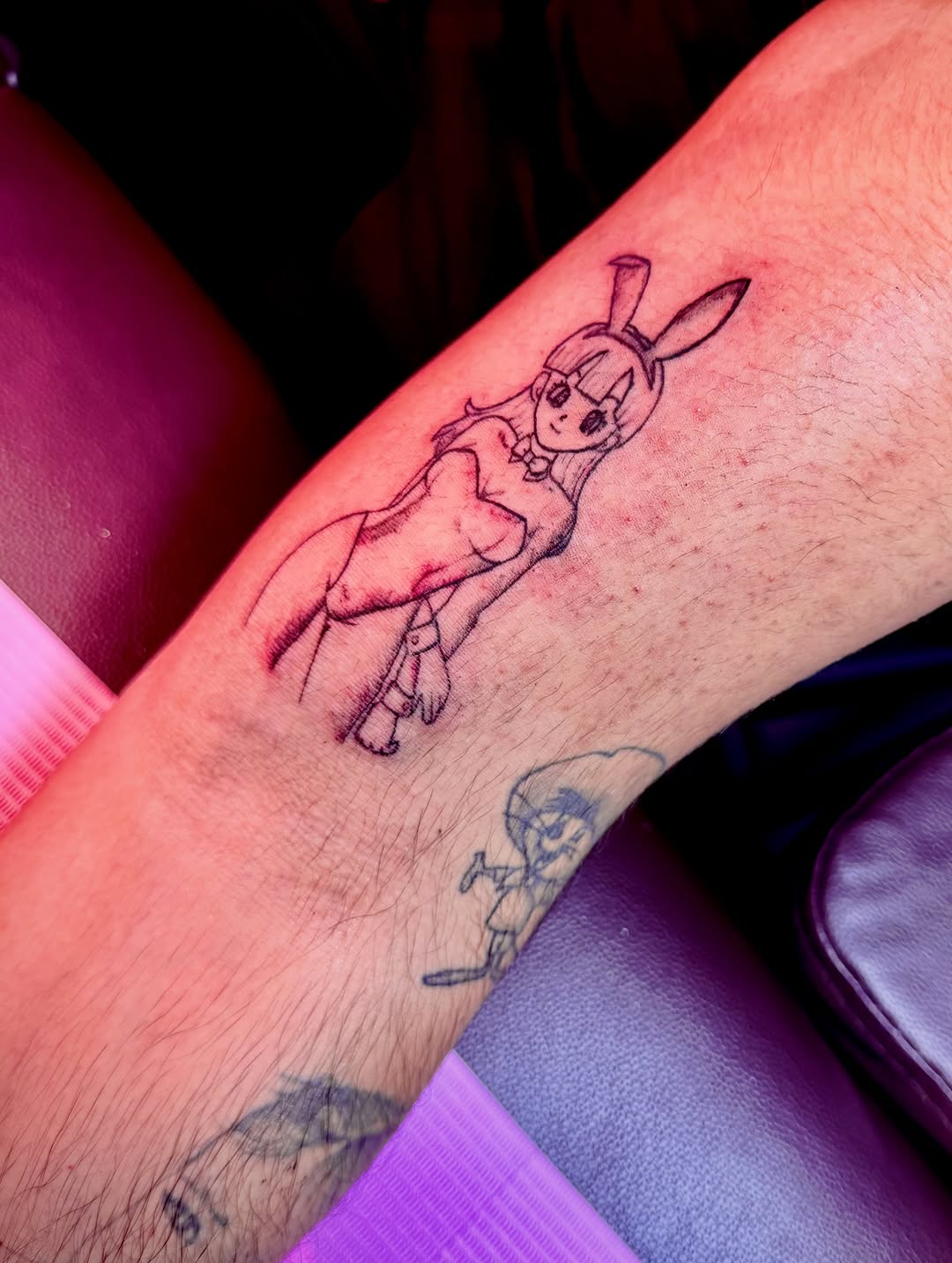 Tattoo by @theeartess — anime