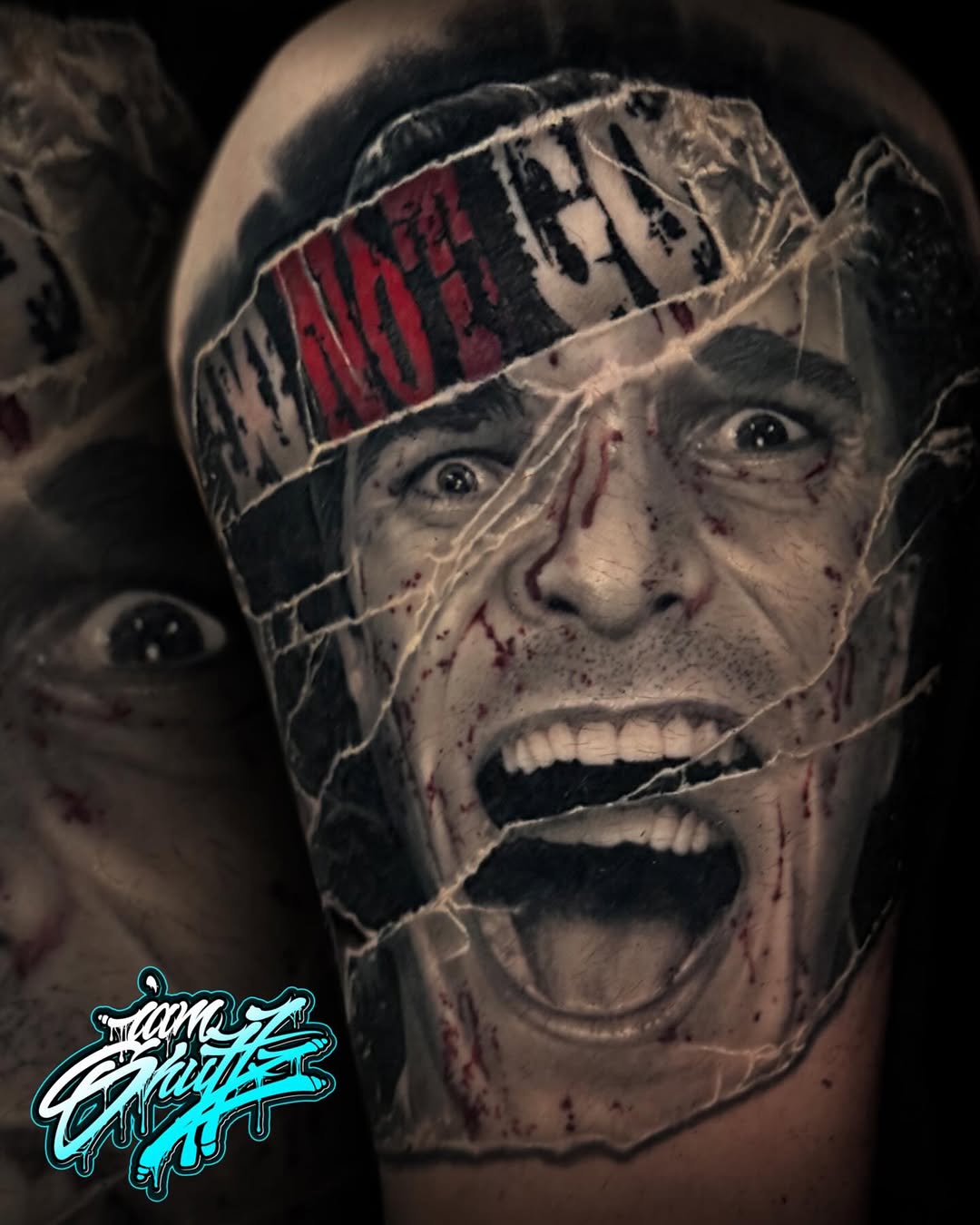 Tattoo by @iamshultz — realism, dark_realism