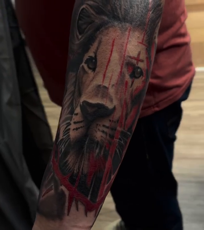 Tattoo by @itscalebbattles โ realism, black_and_grey