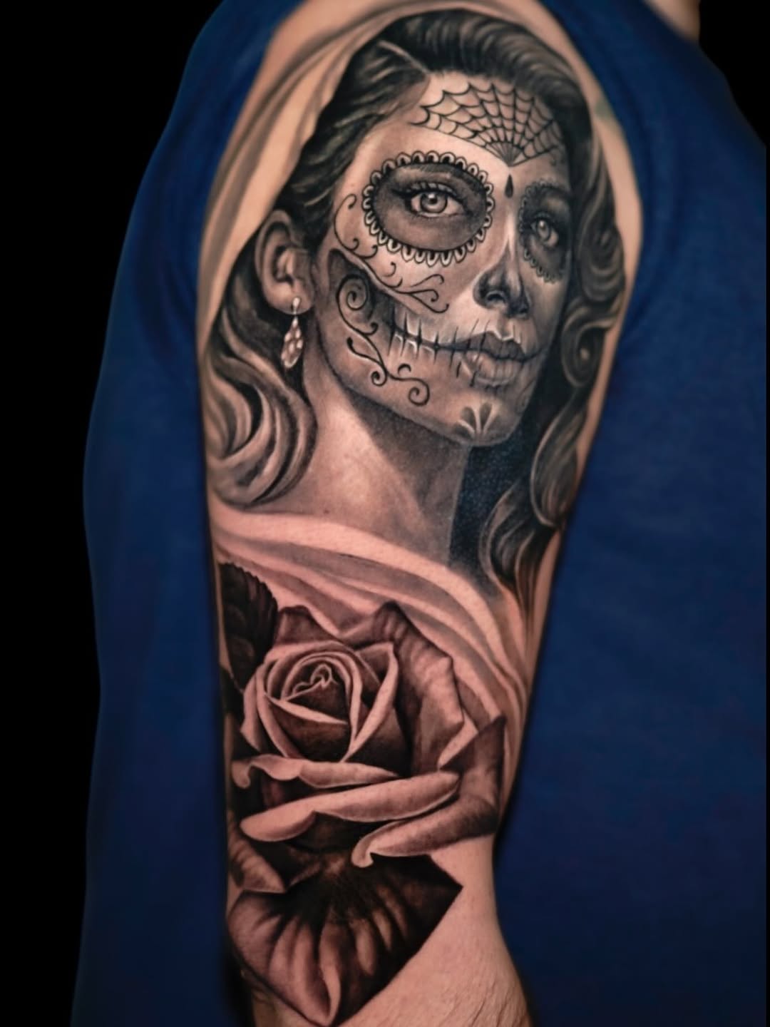 Tattoo by @tattooedbydavid โ realism, black_and_grey