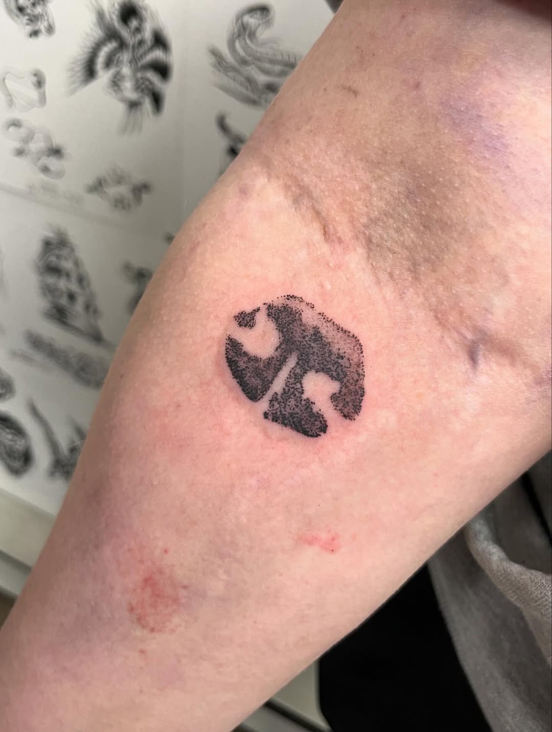 Tattoo by @the.ink.vvitch — dotwork, black_and_grey