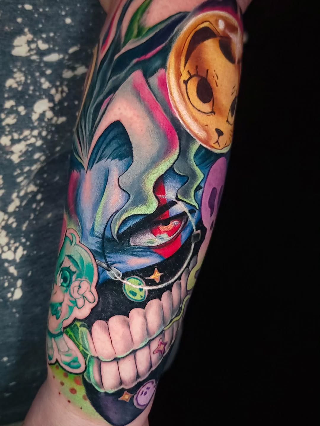 Tattoo by @banxamilli — new_school, trash_polka