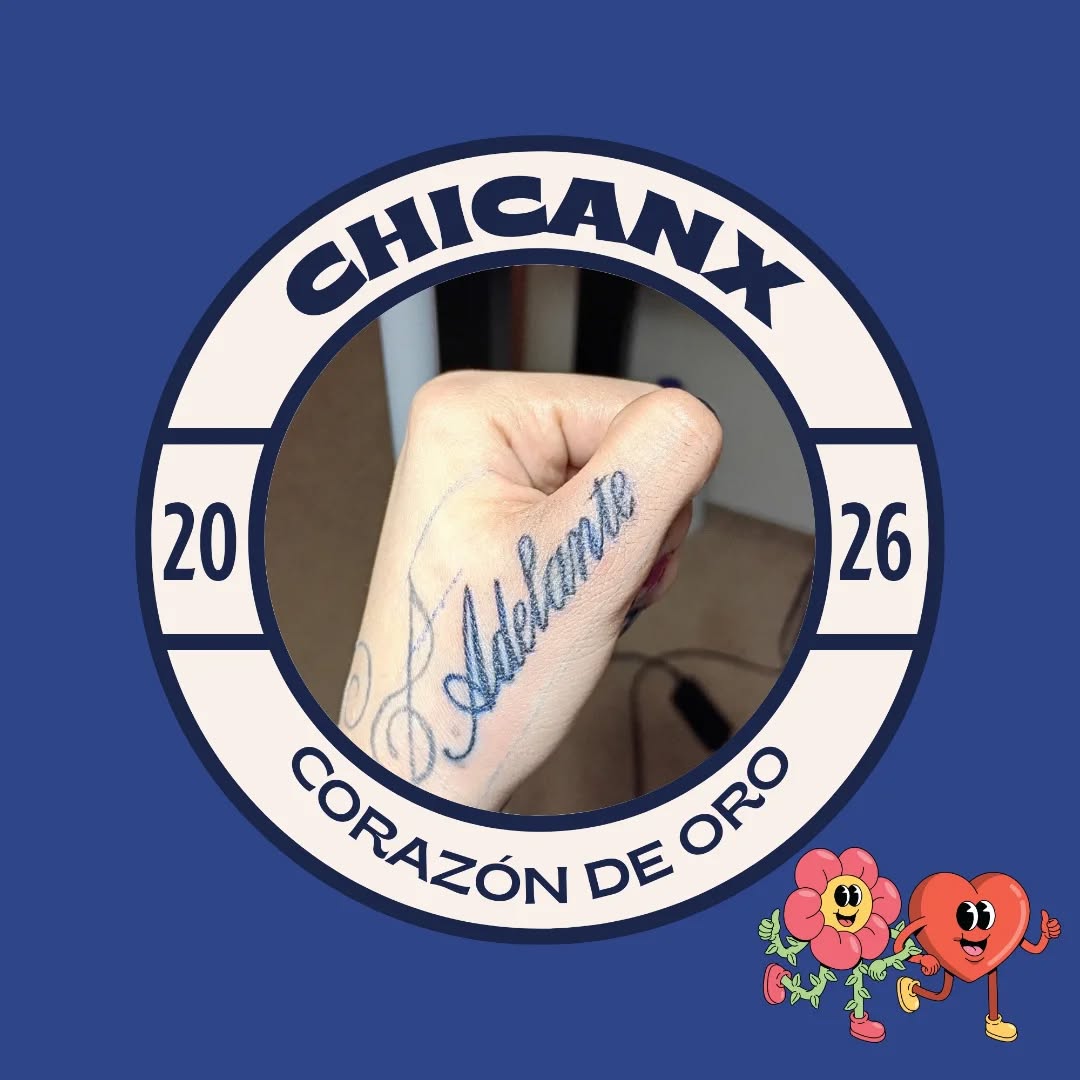 Tattoo by @corazondeorotattoo — lettering_script, chicano
