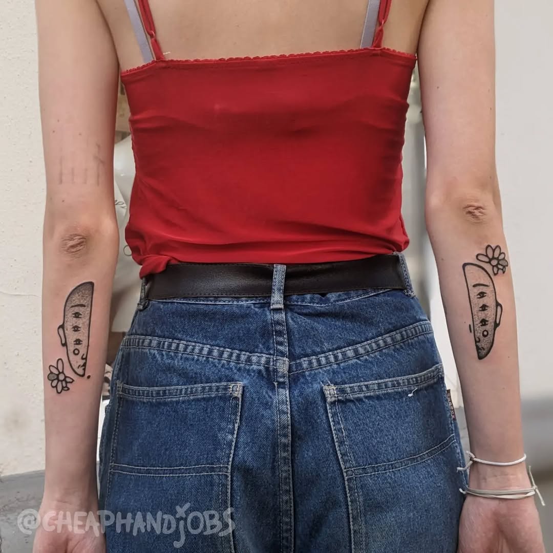 Tattoo by @cheaphandjobs — minimalist