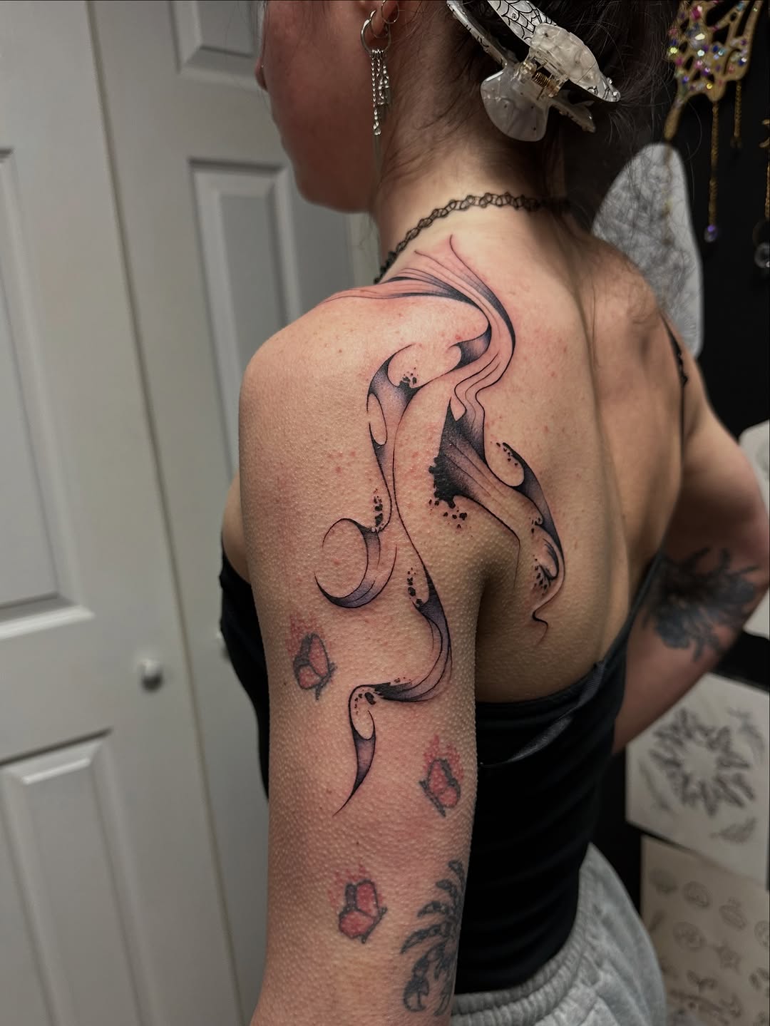 Tattoo by @jerseybloomtattoo — blackwork