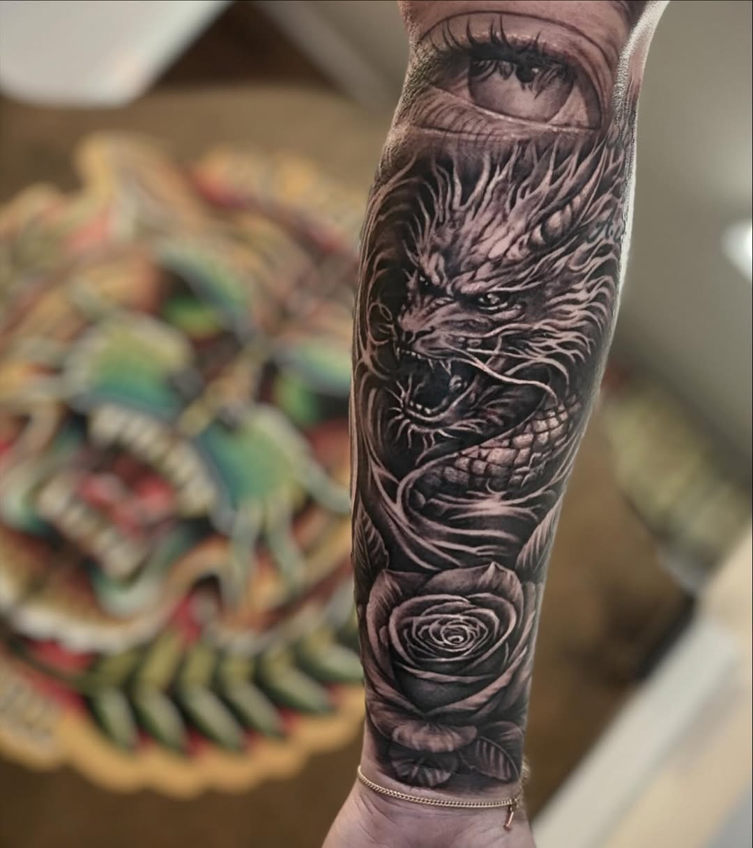 Tattoo by @official_willoink โ realism, black_and_grey