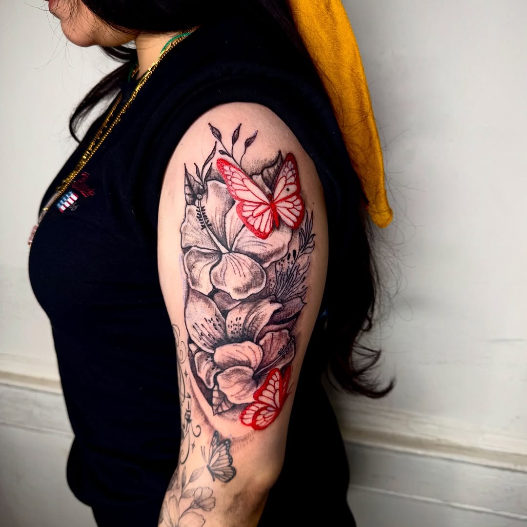 Tattoo by @inkbyjayye β black_and_grey, fine_line