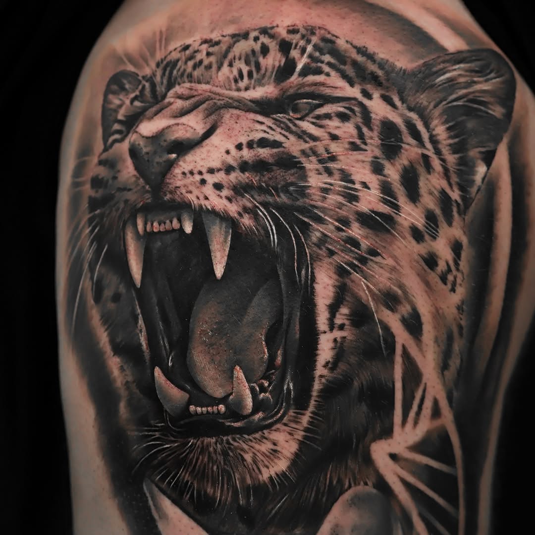 Tattoo by @_felipeink β realism, black_and_grey