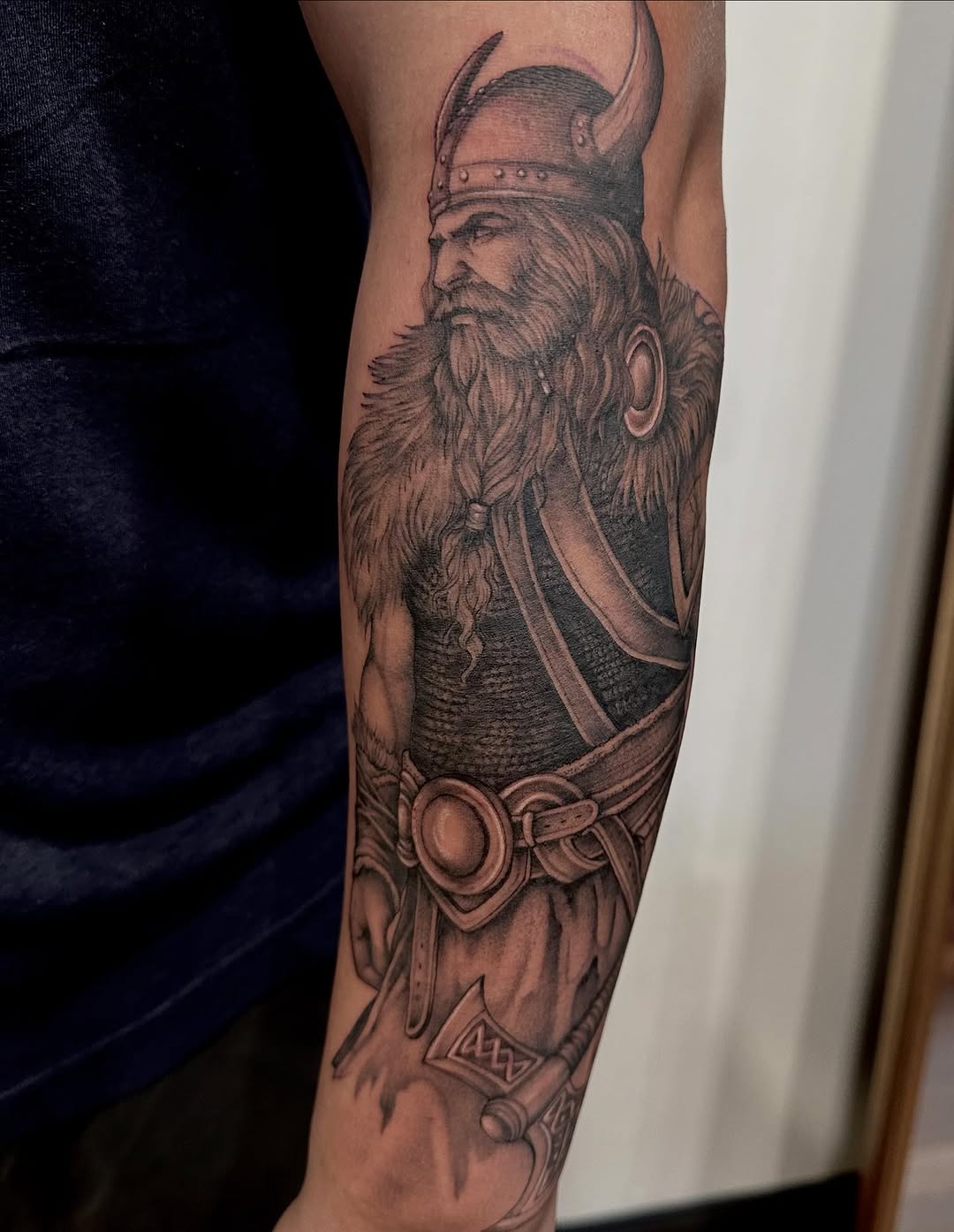 Tattoo by @kate.a.darling — realism, black_and_grey